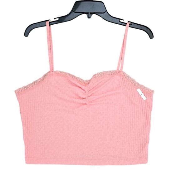 TopShop Ruched Front Cropped Cami - Picture 1 of 5
